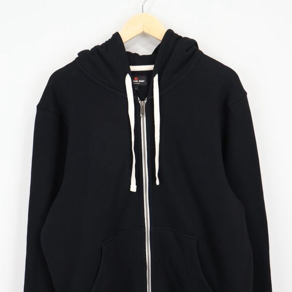 American Giant Mens Midweight Full Zip Black Sweatshirt Size Large NWOT - Picture 2 of 6